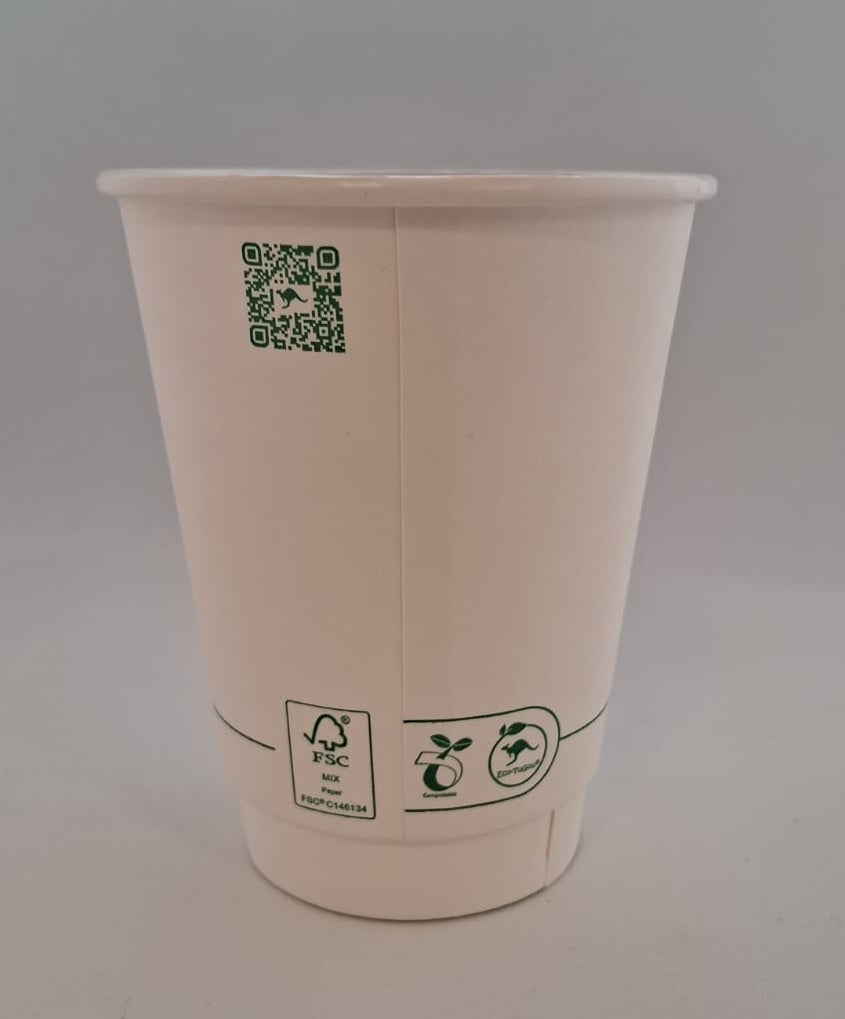 Vaso Doble Capa PLA 12 Oz x500 und