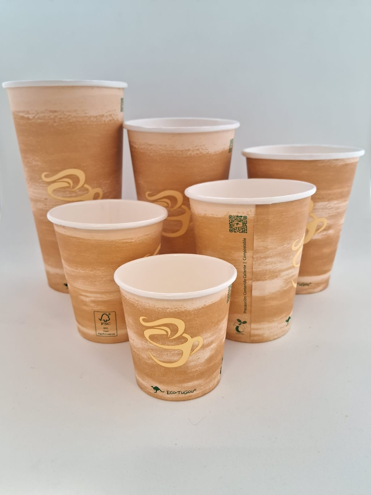 Vaso Papel PLA 6 Oz x1.000 und