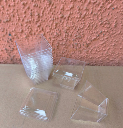 Vaso Acrilico Con Tapa 2 Oz/ 60ml x100 und