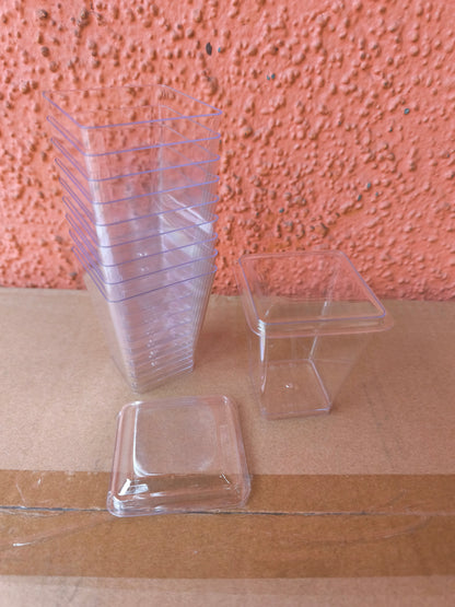 Vaso Acrilico Con Tapa 5 Oz/ 150ml x100 und