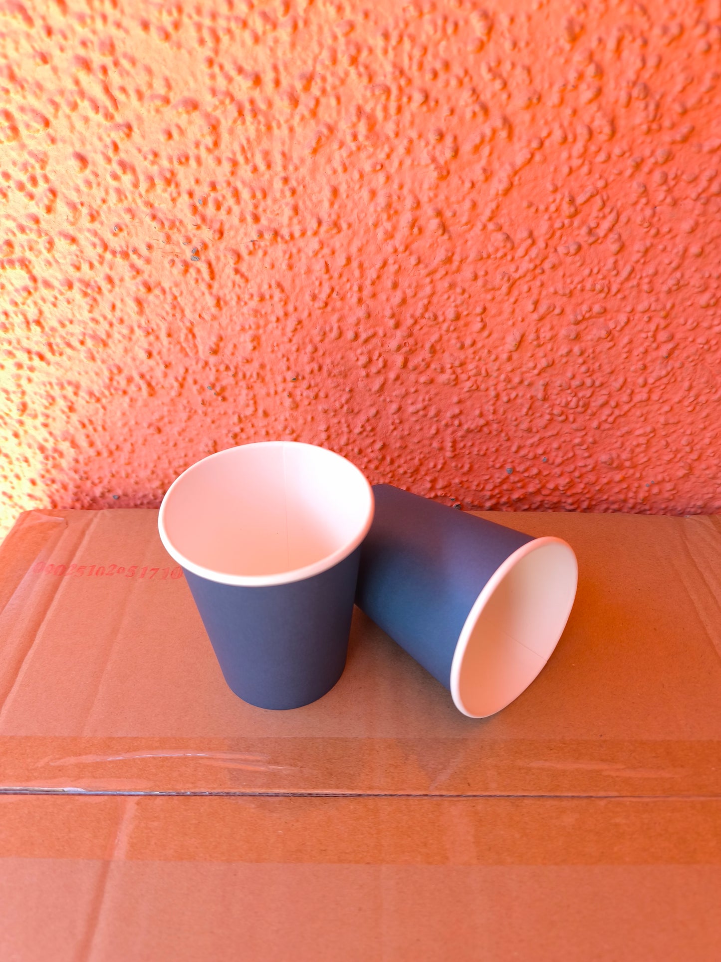 Vaso Polipapel Azul 8 Oz x100 und