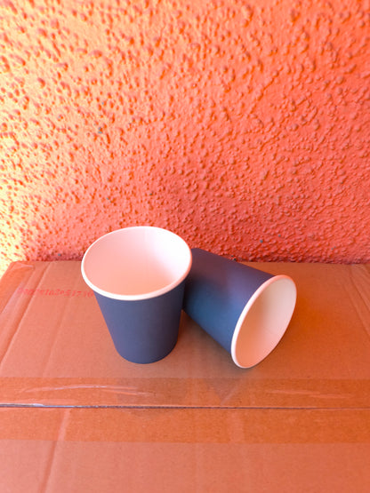 Vaso Polipapel Azul 8 Oz x100 und