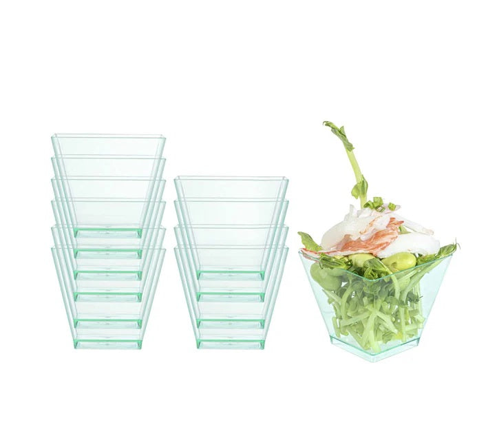 Vaso Acrilico Con Tapa 2 Oz/ 60ml x100 und
