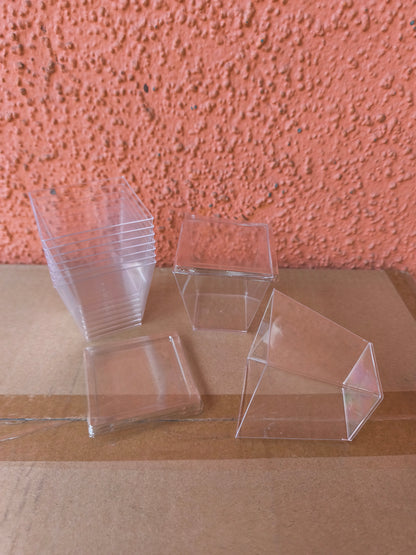 Vaso Acrilico Con Tapa Talla L x100 und