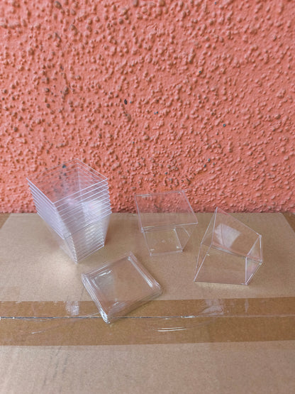 Vaso Acrilico Con Tapa Talla S x100 und