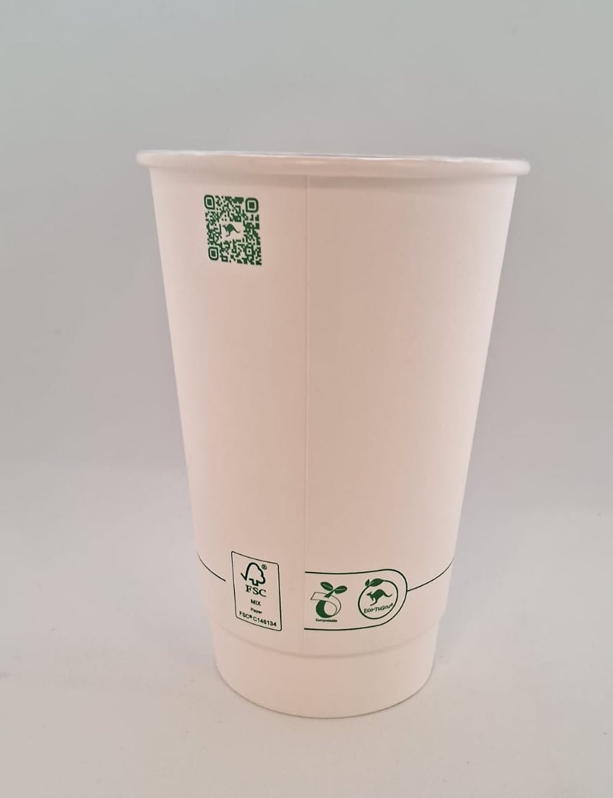 Vaso Doble Capa PLA 16 Oz  x500 und