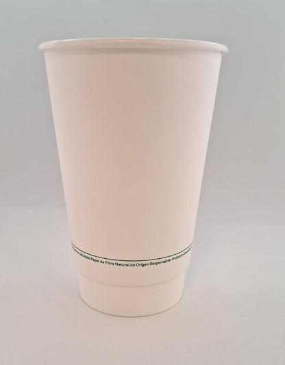 Vaso Doble Capa PLA 16 Oz  x500 und