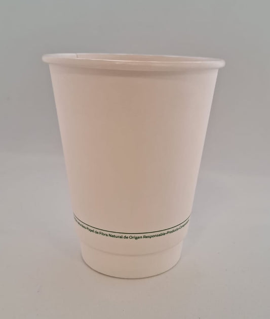 Vaso Doble Capa PLA 8 Oz  x500 und