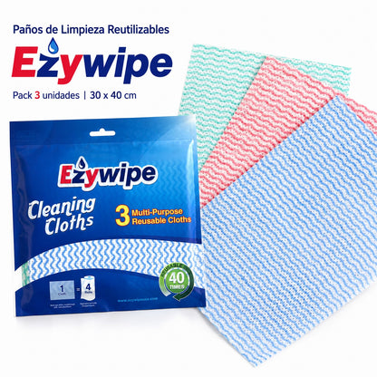 Paños Multiuso Extra Absorbentes 30×40cm Pack 3 und