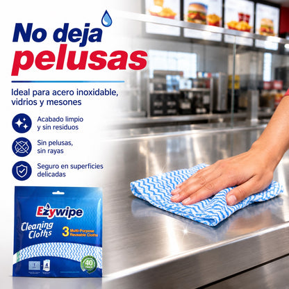 Paños Multiuso Extra Absorbentes 30×40cm Pack 3 und