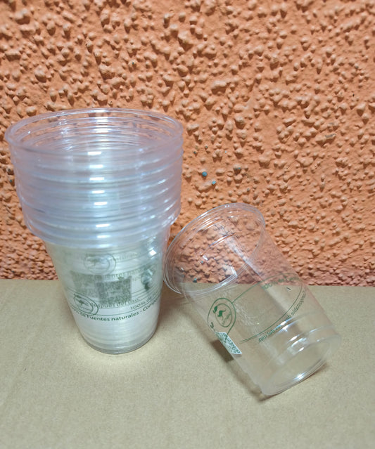 Vaso Compostable PLA 12 oz (360 ml) x1.000 und