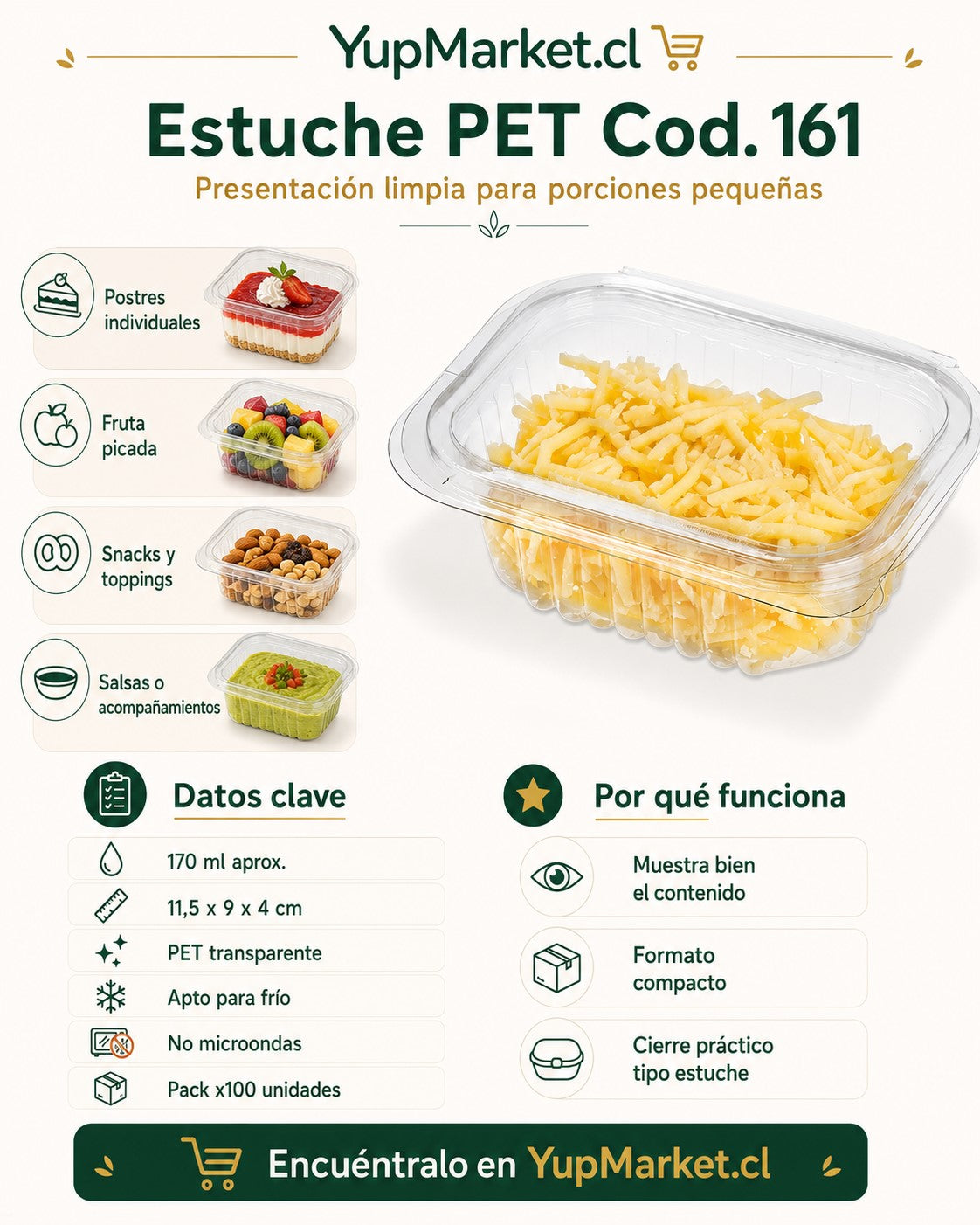 Estuche Pet Cod. 161 x100 und