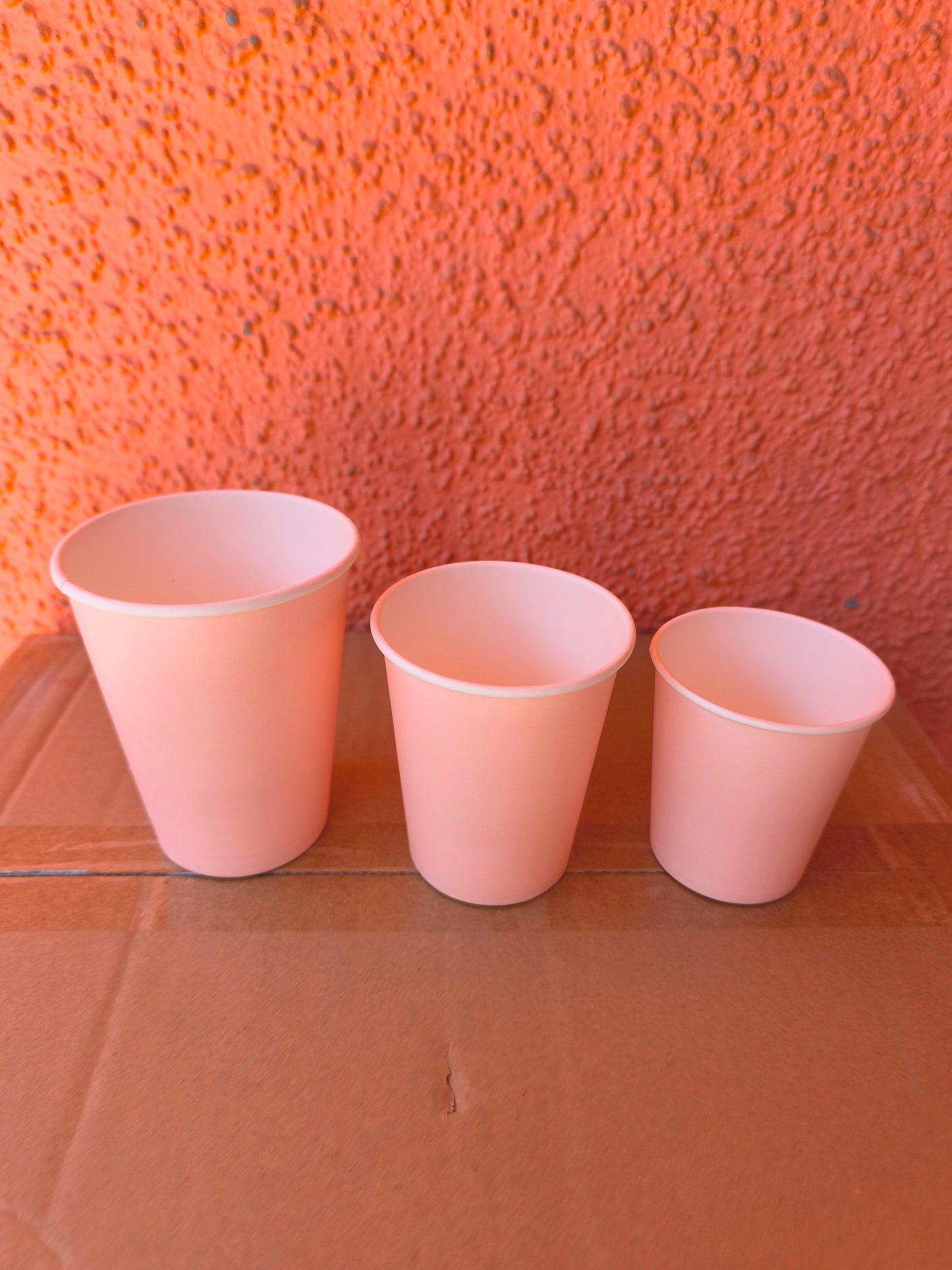 Vaso Polipapel Pink 8 Oz x100 und