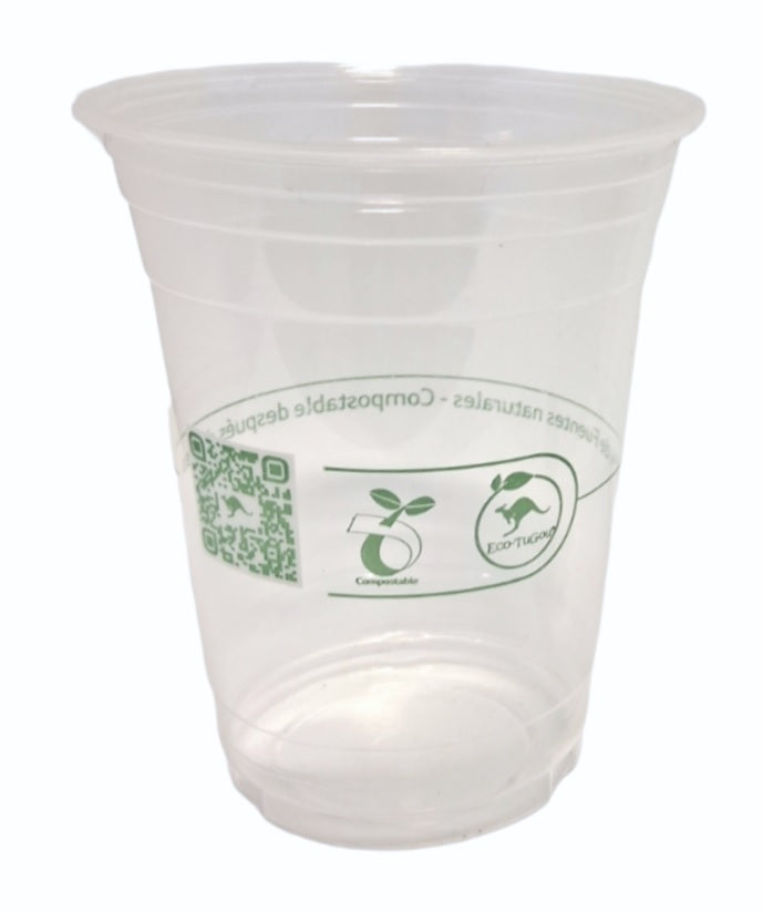 Vaso Compostable PLA 16 oz (500 ml) x1.000 und
