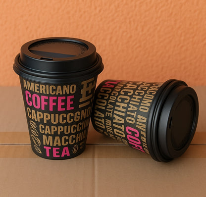 Vaso Polipapel 8 Oz + Tapa x200 und