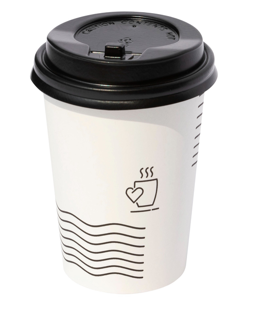 Vaso Polipapel 12 Oz + Tapa
