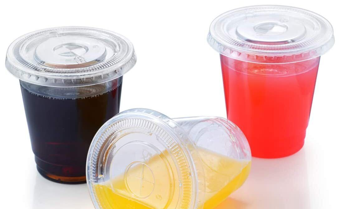 Vaso Pet 10 Oz/ 300ml Tapa Plana