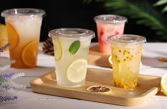 Vaso Pet 10 Oz/ 300ml Tapa Plana