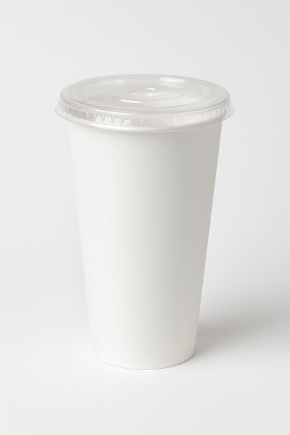 Vaso Bebida Tipo Mc + Tapa Plana 16 Oz x200 und