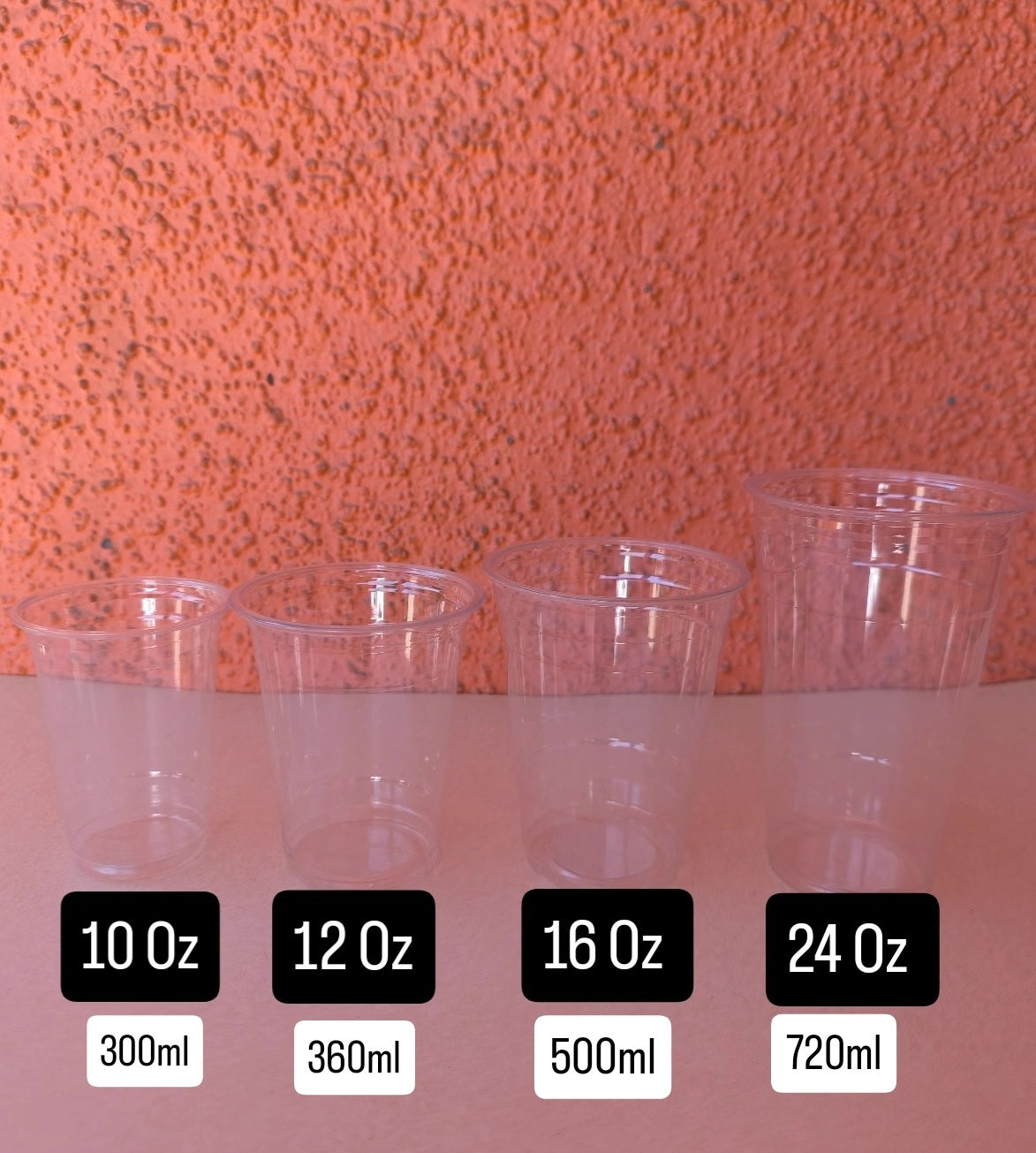 Vaso Pet 12 Oz/ 360ml
