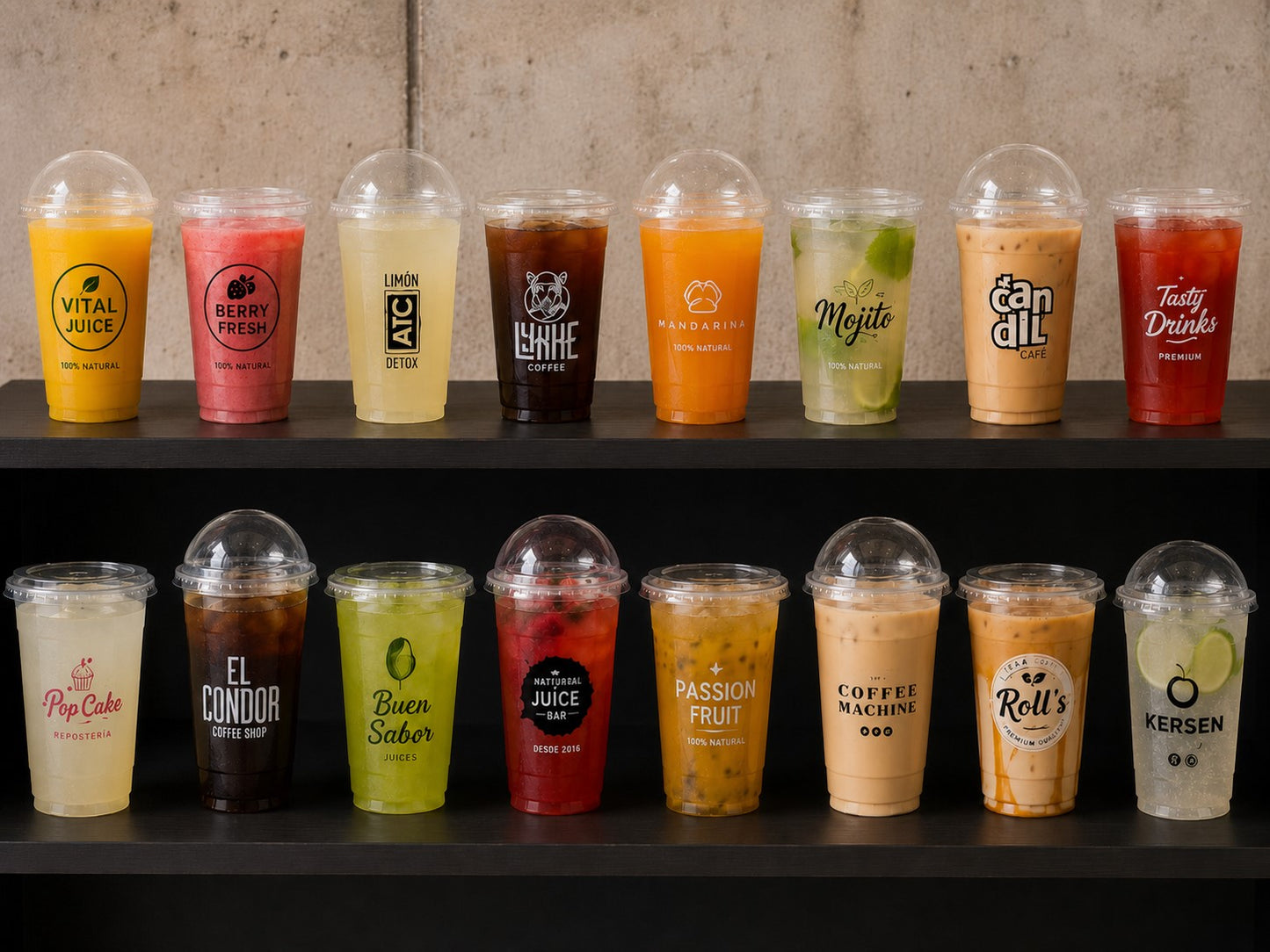 Vaso Pet Con Logo 16 Oz x3.000 und