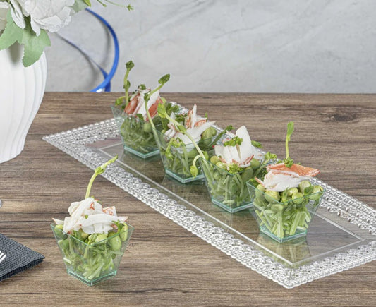 Vaso Acrilico Con Tapa 2 Oz/ 60ml x100 und