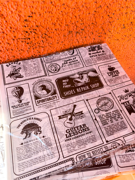 Papel Antigrasa Blanco x100 und 28x32