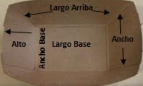 #6 Bandeja Kraft 32 Oz/1000ml