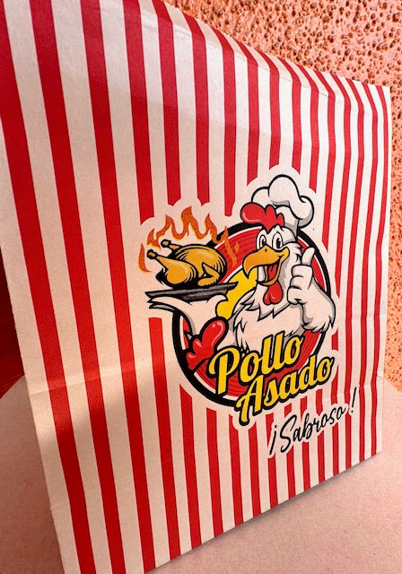 Bolsa Pollo, Con fondo y Antigrasa