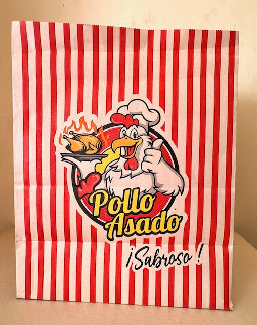 Bolsa Pollo, Con fondo y Antigrasa