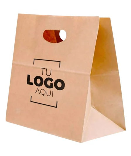 Bolsa Kraft para imprimir x1.200 und