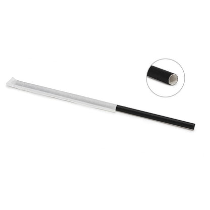 Bombilla Ecológica 6mm Negra x500 und