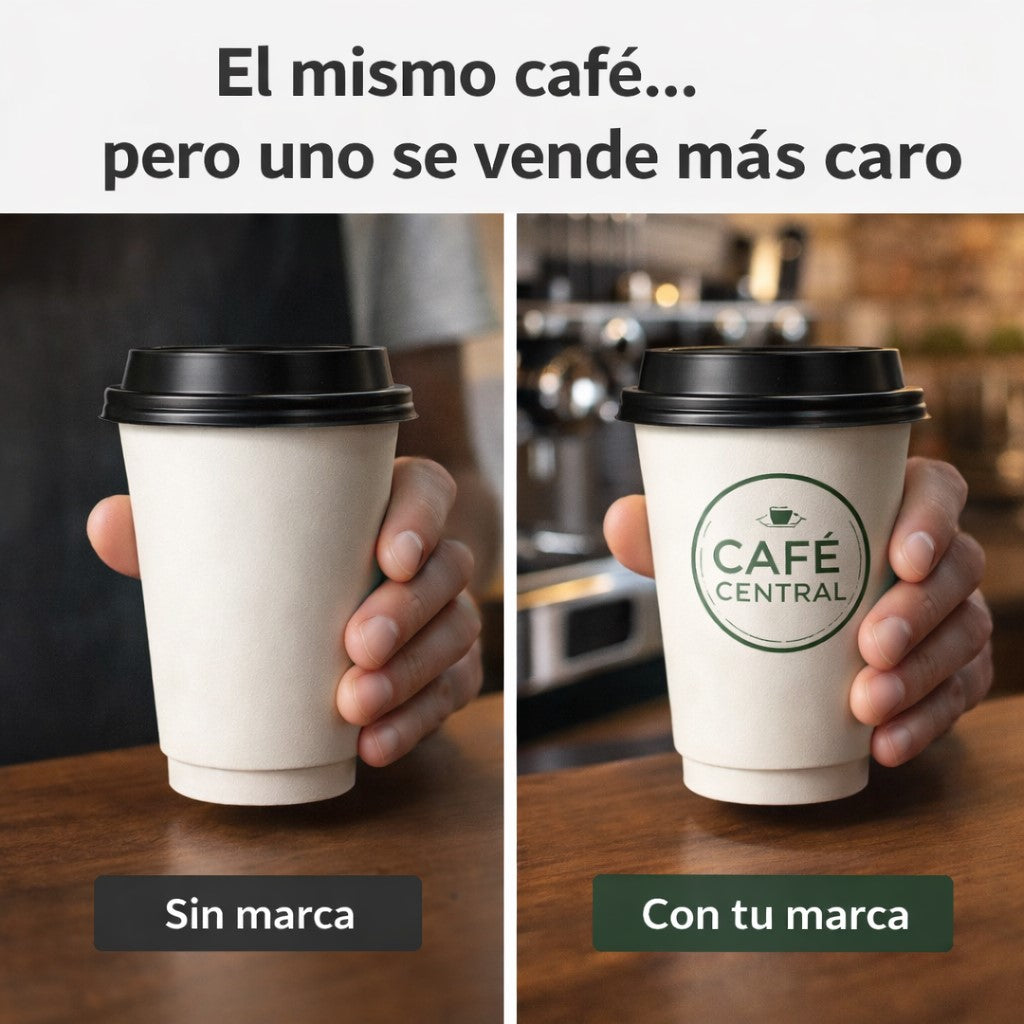 Vaso Polipapel con Logo 8 Oz