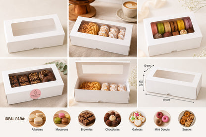 Caja 10x19cm Multiuso Blanca x100 und