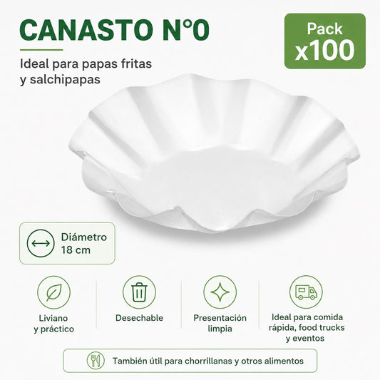 Canasto N°0 x100 und