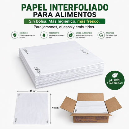 Papel Duofresh 33x44 Blanco x1.000 und
