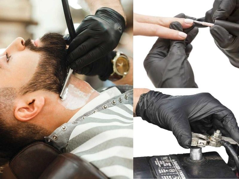 Guante Nitrilo Negro x100 und