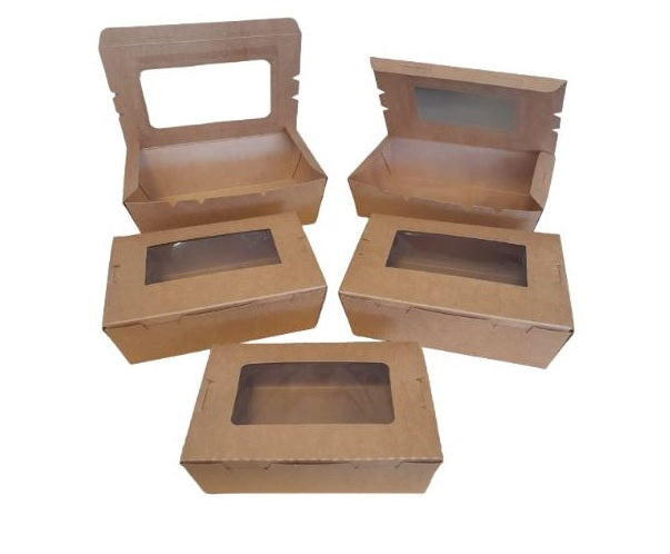 Kraft con Ventana 900ml