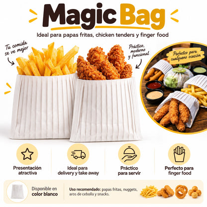 Envoltorio Magic Bag para Papas Fritas y Finger Food x250 und