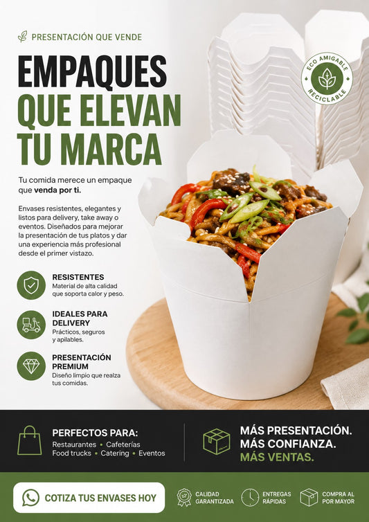 Pote Blanco Noodle o Tipo Thai 26 Oz/ 750ml x500 und