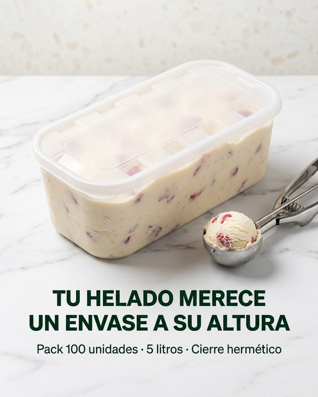 Cubeta - Bacha Con Tapa 5 Litros x100 und