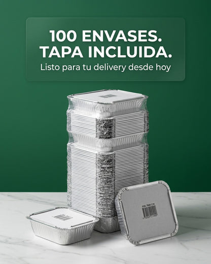 Envase C10 Tapa Cartón 500ml x100 und