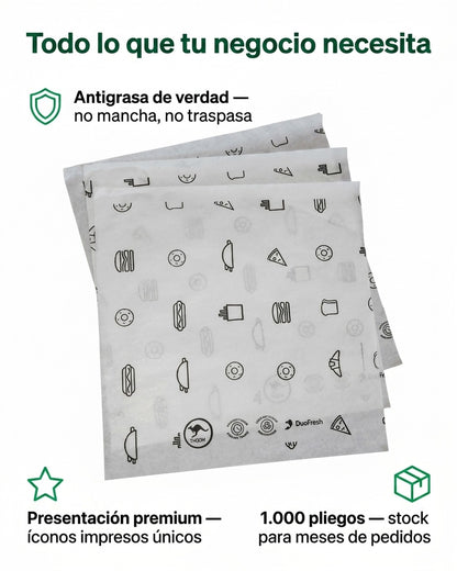 Antigrasa 33x37 Tipo Pronto COPEC Blanco x1.000 und