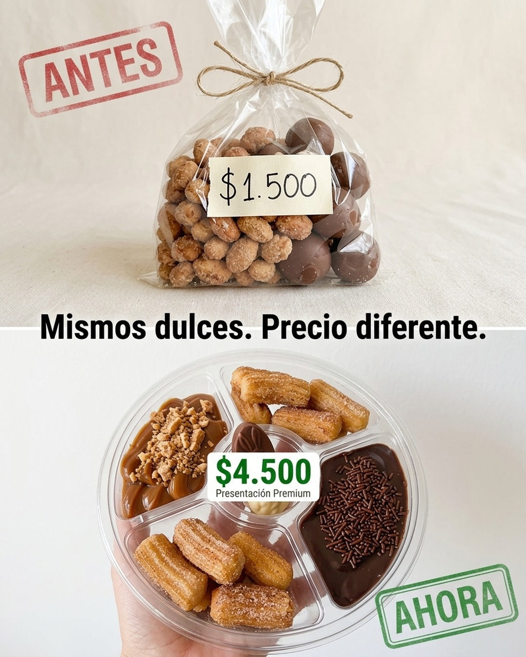 Bandeja Con Tapa 4 Divisiones x100 und