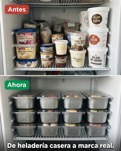 Cubeta - Bacha Gris Con Tapa 5 Litros x100 und