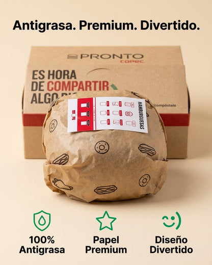 Antigrasa 33x37 Tipo Pronto COPEC Kraft x1.000 und