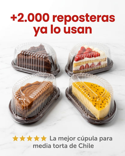 Cúpula Media Torta x100 und