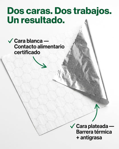 Metalizado 40x30 Antigrasa x500 und