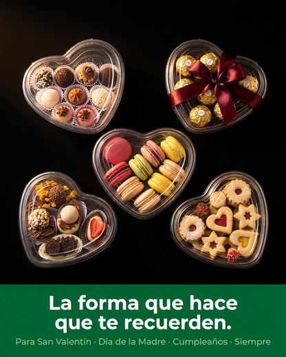 Envase Forma de Corazón x200 und