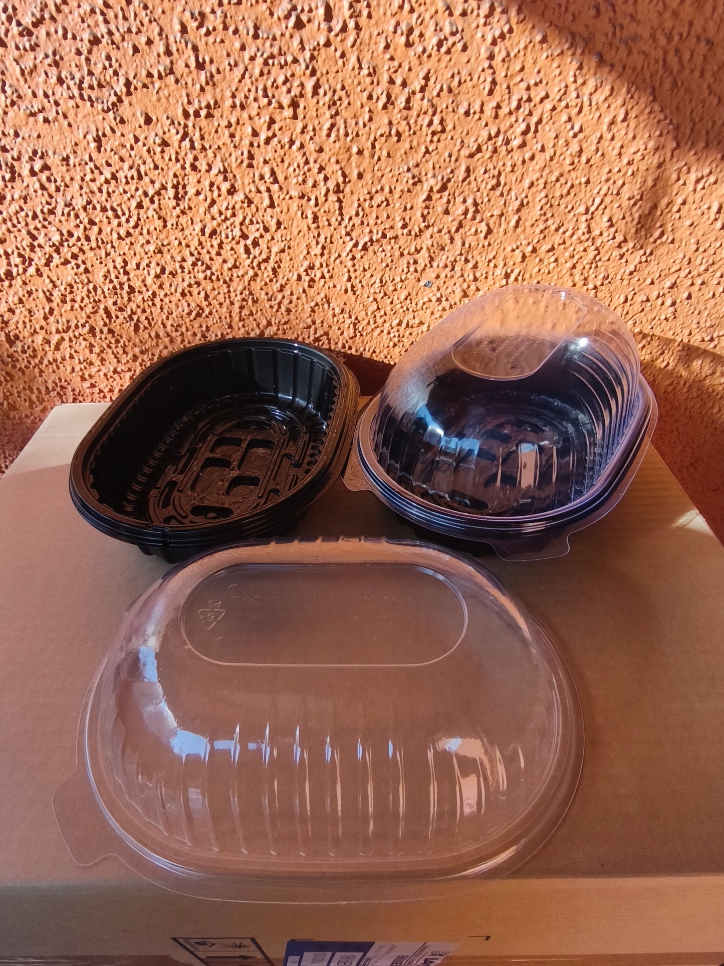 Envase Pollo / Cúpula Pollo Asado (ANTI FOG)